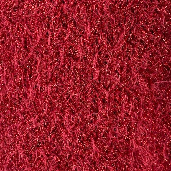 DOUBLET Size S Pink Polyester Blend Shaggy Knit Drawstring Shorts - Picture 2 of 7